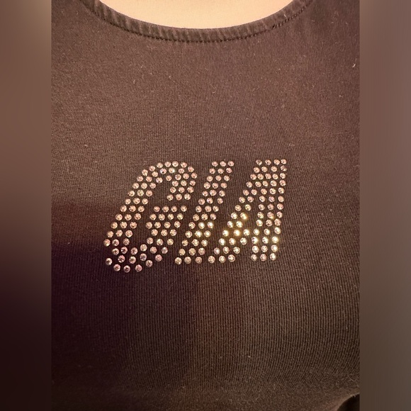 I.am.gia black rhinestones top - Picture 6 of 6